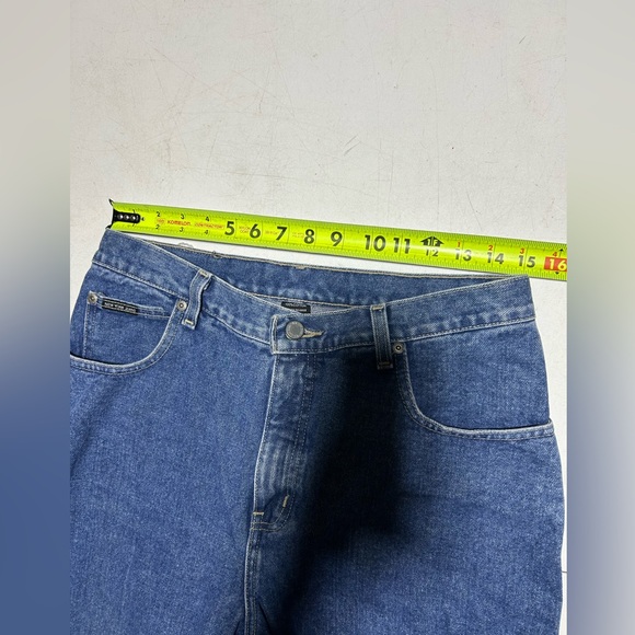 VINTAGE New York Jeans Size 12 Relaxed Fit Baggy High Rise Retro Shortened 90s - Picture 4 of 7